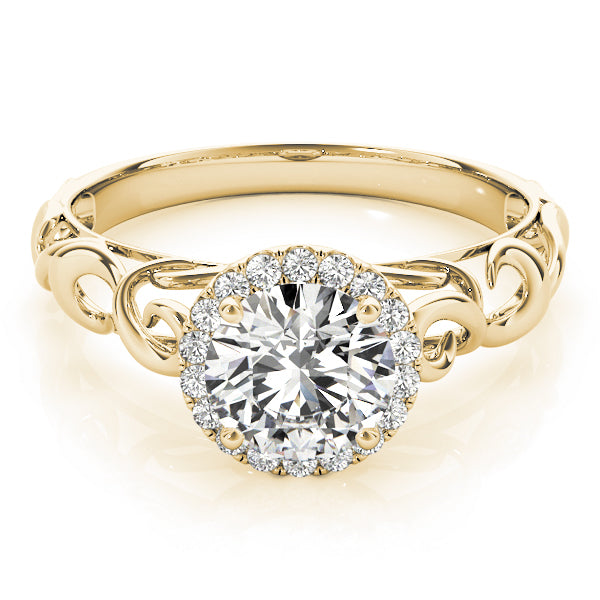 Round Engagement Ring M84737-1/3