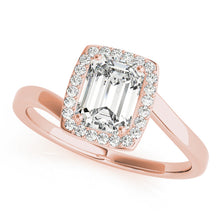 Load image into Gallery viewer, Emerald Cut Engagement Ring M84762
