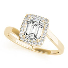 Load image into Gallery viewer, Emerald Cut Engagement Ring M84762
