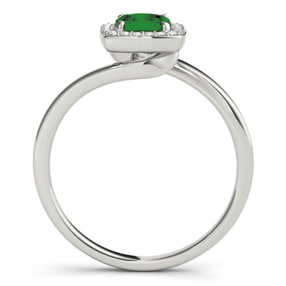 Emerald Cut Engagement Ring M84762