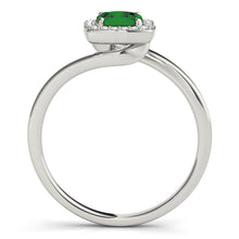 Load image into Gallery viewer, Emerald Cut Engagement Ring M84762
