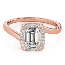 Load image into Gallery viewer, Emerald Cut Engagement Ring M84762
