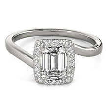 Load image into Gallery viewer, Emerald Cut Engagement Ring M84762
