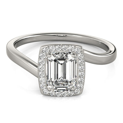 Emerald Cut Engagement Ring M84762