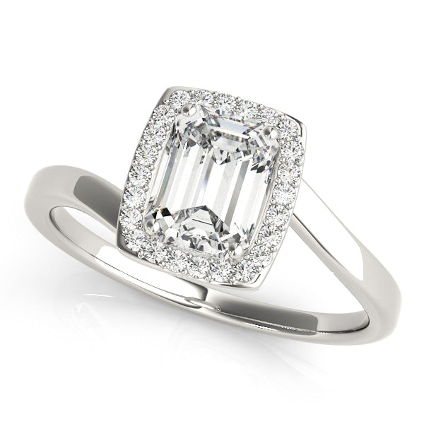 Emerald Cut Engagement Ring M84762