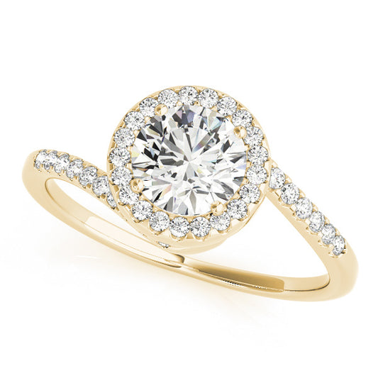 Round Engagement Ring M84766-1/2