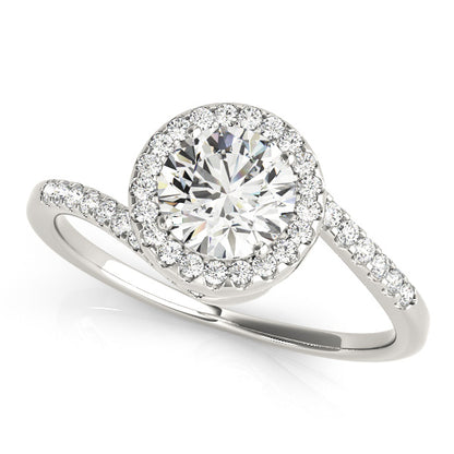 Round Engagement Ring M84766-1/2