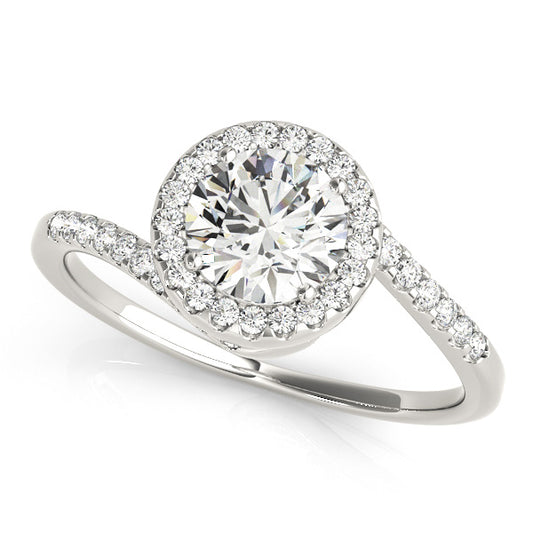 Round Engagement Ring M84766-1/2
