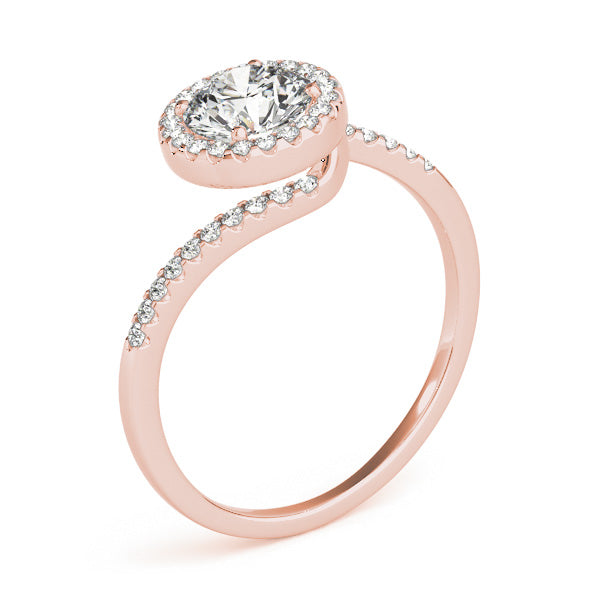 Round Engagement Ring M84766-1/2