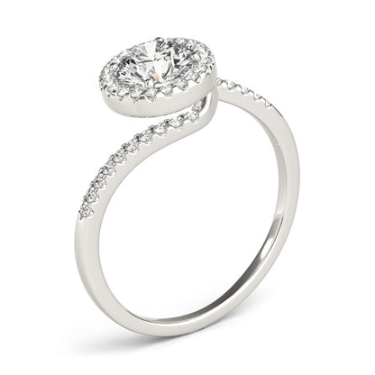 Round Engagement Ring M84766-1/2