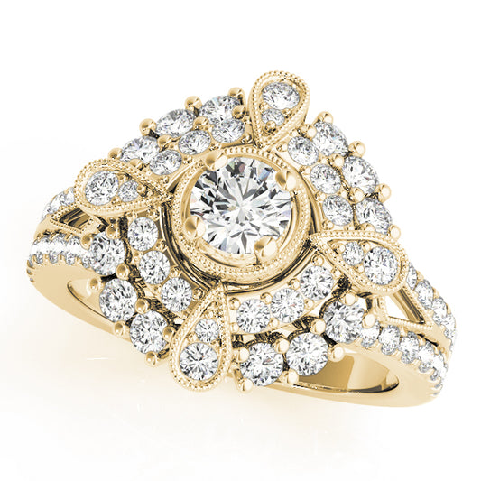Round Engagement Ring M84819