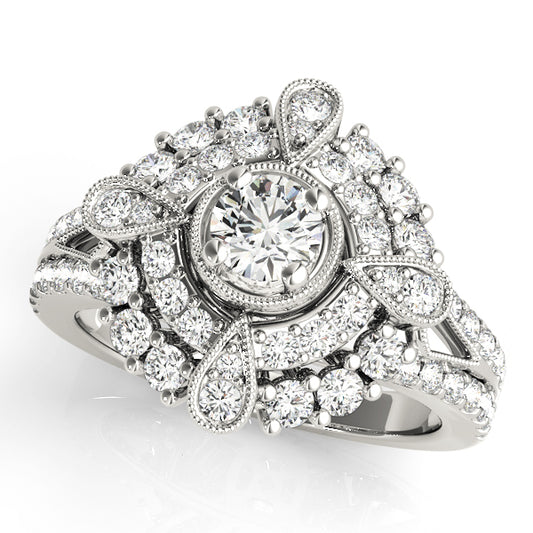 Round Engagement Ring M84819