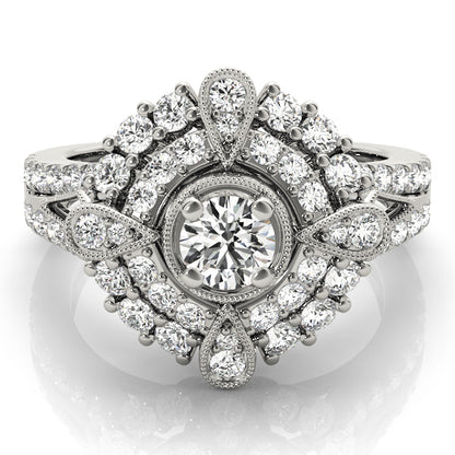 Round Engagement Ring M84819