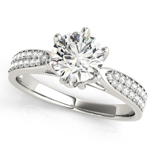 Round Engagement Ring M84826