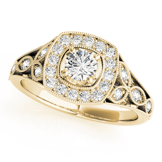 Round Engagement Ring M84830
