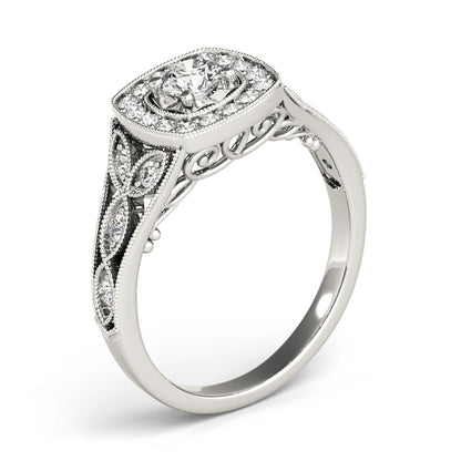 Round Engagement Ring M84830