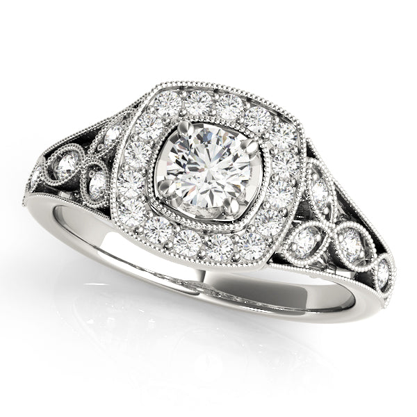 Round Engagement Ring M84830