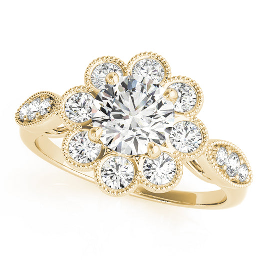Round Engagement Ring M84841