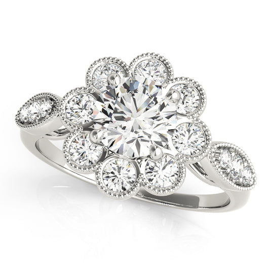 Round Engagement Ring M84841