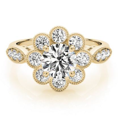 Round Engagement Ring M84841