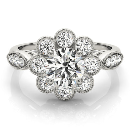 Round Engagement Ring M84841