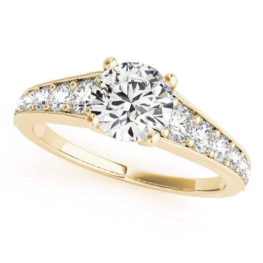 Round Engagement Ring M84845-1/2