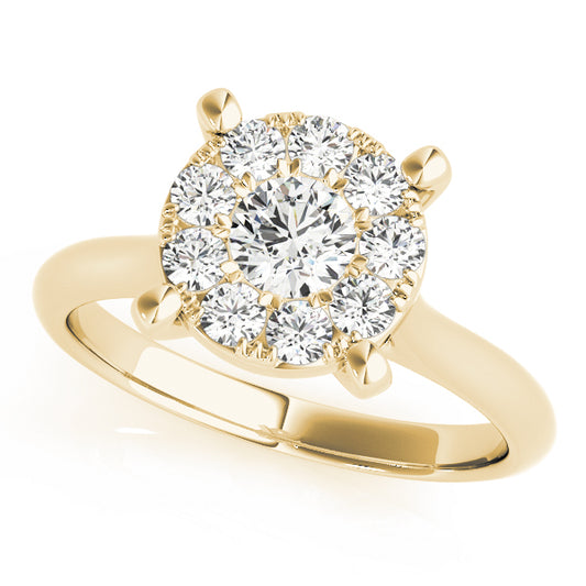 Round Engagement Ring M84850-B