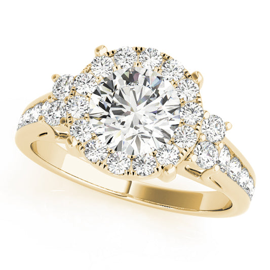 Round Engagement Ring M84866-1/6
