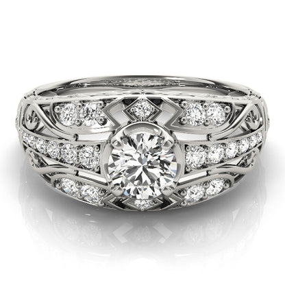 Round Engagement Ring M84889