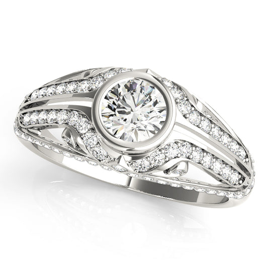 Round Engagement Ring M84892