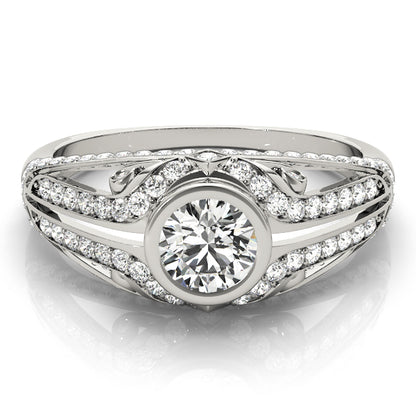 Round Engagement Ring M84892