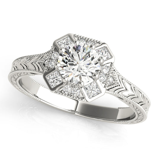 Round Engagement Ring M84897-1