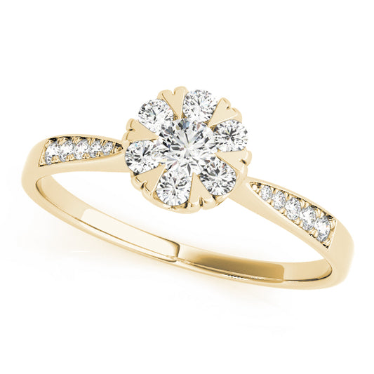 Round Engagement Ring M84904