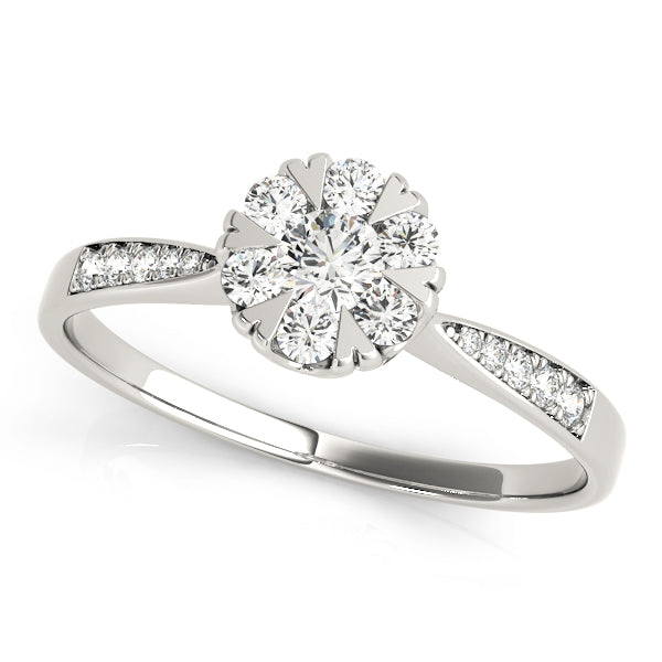 Round Engagement Ring M84904