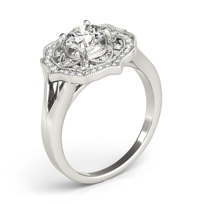 Round Engagement Ring M84911