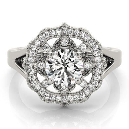 Round Engagement Ring M84911