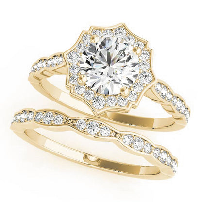 Round Engagement Ring M84997-1/2