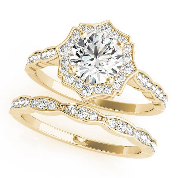 Round Engagement Ring M84997-1/2