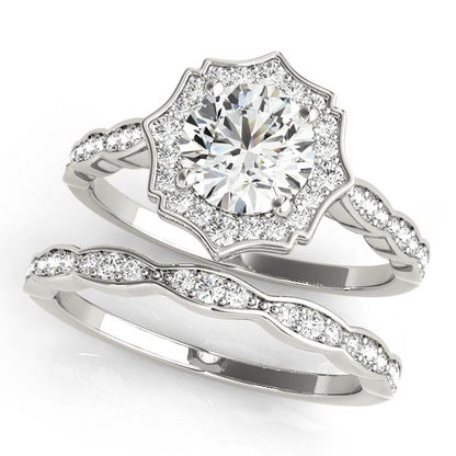 Round Engagement Ring M84997-1/2